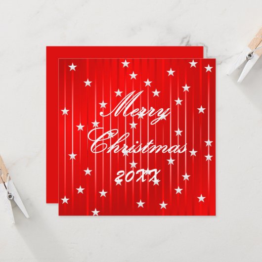 Be and Shine Brightメリー Flat Greeting Card カード (正面/裏面インサイチュ)