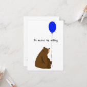 Be Anxious for Nothing カード (正面/裏面インサイチュ)