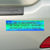 Be a's 賛美 - Bumper Sticker バンパーステッカー (車上)