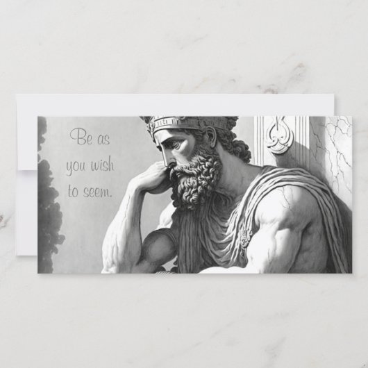 Be as you wish to seem (正面)