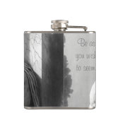 Be as you wish to seem フラスク (裏面)