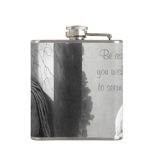 Be as you wish to seem フラスク (裏面)