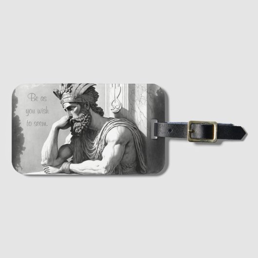 Be as you wish to seem ラゲッジタグ (正面横)