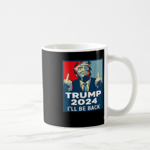 Be Back Trump 2024ヴィンテージドナルド・トランプ7月4日 コーヒーマグカップ