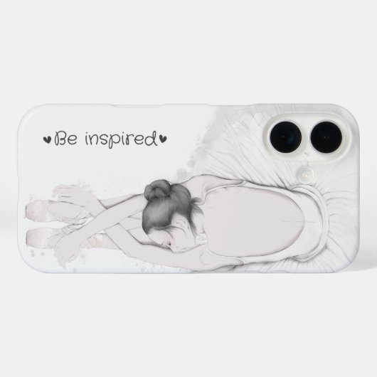 Be ballerinaインスパイア iPhone / iPadケース Case-Mate iPhoneケース (裏面 (横))