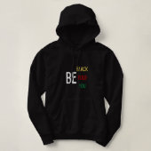 BE: Black, Bold, You Sweatshirt パーカ (デザイン正面)