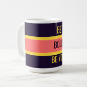 Be Bold — 90s Maximalist Mug | Retro  コーヒーマグカップ (正面左)