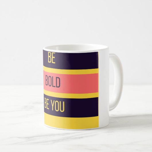 Be Bold — 90s Maximalist Mug | Retro  コーヒーマグカップ (正面右)
