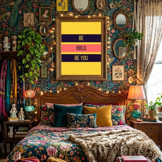 Be Bold — 90s Maximalist Poster | Retro Bdrm ポスター