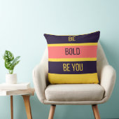 Be Bold — 90s Maximalist Throw Pillow | Retro Bdrm クッション (椅子)