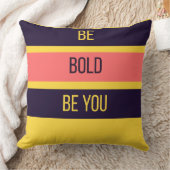 Be Bold — 90s Maximalist Throw Pillow | Retro Bdrm クッション (ブランケット)