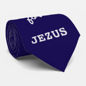 Be Bold for JEZUS beautiful navy blue ネクタイ (ロール)