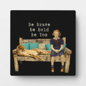 Be Braveヴィンテージスクールガール&チーターカンピー フォトプラーク (正面)