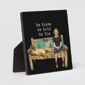 Be Braveヴィンテージスクールガール&チーターカンピー フォトプラーク (正面)