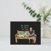 Be Braveヴィンテージスクールガール&チーターカンピー ポストカード (スタンド正面)