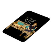 Be Braveヴィンテージスクールガール&チーターカンピー マグネット (左側)