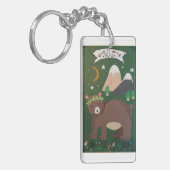 「Be Brave」キーチェーン キーホルダー (正面左)