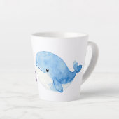 Be Brave Like Whale Mug for Kids カフェラテマグ (右アングル)