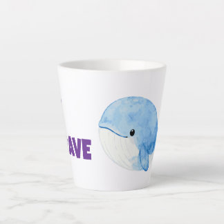 Be Brave Like Whale Mug for Kids カフェラテマグ