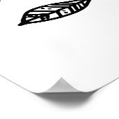 Be Brave Little One kids print poster ポスター (角)