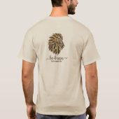 Be Brave Unisex Cotton Tee (Tan) Tシャツ (裏面)