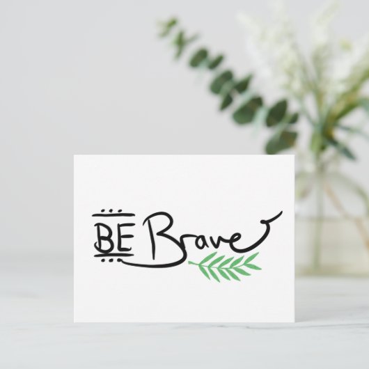 Be Brave Water色のはがき シーズンポストカード (スタンド正面)