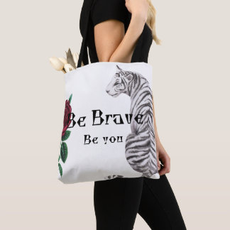 Be Brave Women Hoodie トートバッグ