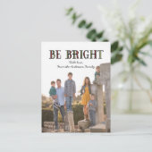 Be Brightカラフル Holidayフォトポストカード シーズンポストカード (スタンド正面)