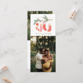 Be & Bright メリー Christmas Vertical 2写真 カード (正面/裏面インサイチュ)