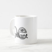 be_brilliant_eye_millesime コーヒーマグカップ (正面左)