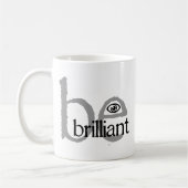 be_brilliant_eye_millesime コーヒーマグカップ (左)