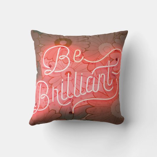 BE BRILLIANT square cushion クッション (裏面)