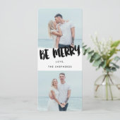 Be Brushメリー Scriptホリデー写真カード シーズンカード (スタンド正面)