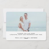 Be Brushメリー Scriptホリデー写真カード シーズンカード (裏面)