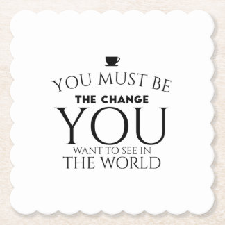 Be change black ペーパーコースター