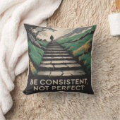 Be Consistent, Not Perfect クッション (ブランケット)
