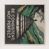 Be Consistent, Not Perfect ジグソーパズル (横)