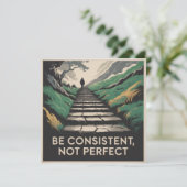 Be Consistent, Not Perfect 招待状 (スタンド正面)