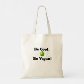 Be Cool Be Vegan Tote Bag トートバッグ (裏面)