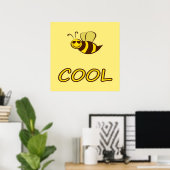 Be Cool, Bee Gifts ,I Love Bee, Beekeeping Gift ポスター (ホームオフィス)