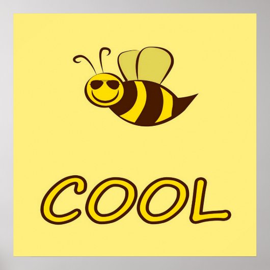 Be Cool, Bee Gifts ,I Love Bee, Beekeeping Gift ポスター (正面)