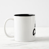 'Be Cool' Minimalist - Stylish & Casual Coffee Mug ツートーンマグカップ (左)