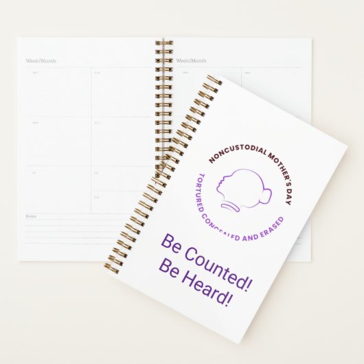 Be Counted! Be Heard! Planner! プランナー手帳 (ディスプレー)