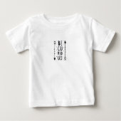 Be Curious ベビーTシャツ (正面)