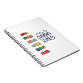 BE CURIOUS AND LEARN ノートブック (右側)