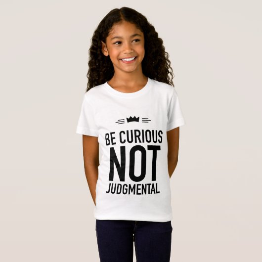 Be curious black tシャツ (正面フル)