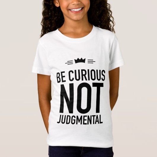 Be curious black tシャツ (正面)