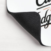 Be Curious Not Judgemental Motivation Insrational  マウスパッド (コーナー)