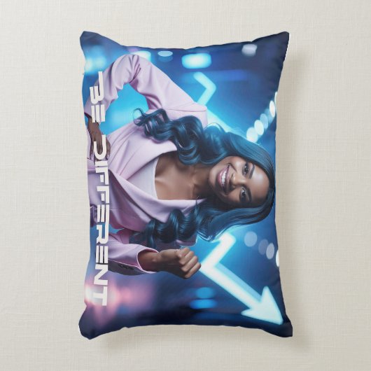 BE DIFFERENT アクセントクッション (正面(垂直))