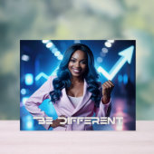 BE DIFFERENT アクリルサイン (ニュートラル)